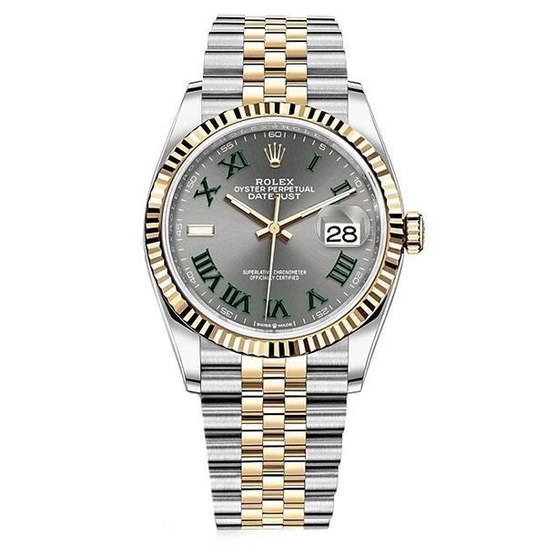 Rolex Datejust 36 Two Tone Wimbledon Dial 126333