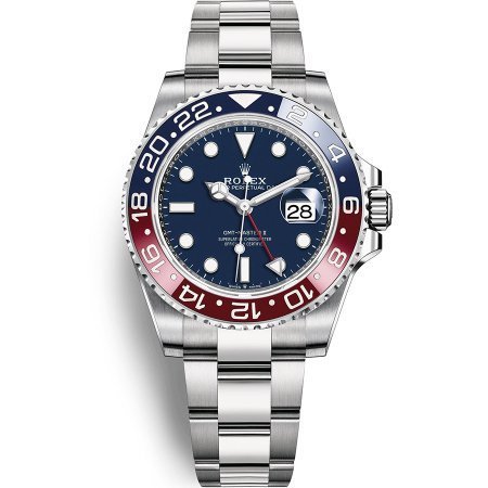 Rolex Gmt-Master Ii White Gold 126719Blro Blue