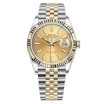 Rolex Datejust 36 Champagne-colour Jubilee 126233