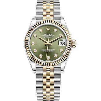 Rolex  Datejust 31 Yellow Rolesor Fluted Jubilee  278273-0030