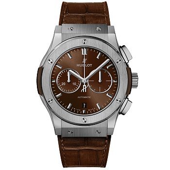 Hublot Classic Fusion Chronograph Titanium Brown 42mm 541.NX.7170.LR