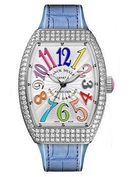 Franck Muller Vanguard Lady Quartz Color Dreams Steel V 32 SC FO COL DRM D