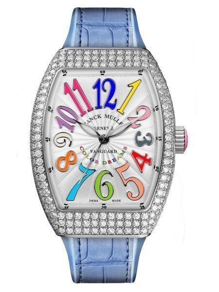 Franck Muller Vanguard Lady Quartz Color Dreams Steel V 32 SC FO COL DRM D