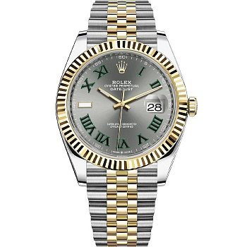 Rolex Datejust 41 Yellow Rolesor Jubilee 126333 Slate Jubilee Bracelet