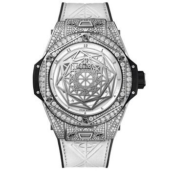 Hublot Big Bang Sang Bleu Titanium White Pave 45mm 415.NX.2027.VR.1704.MXM18