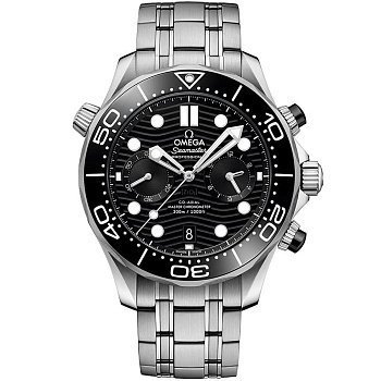 Omega  Seamaster Diver 300m Omega Co‑Axial Master Chronometer Chronograph 44 mm  210.30.44.51.01.001