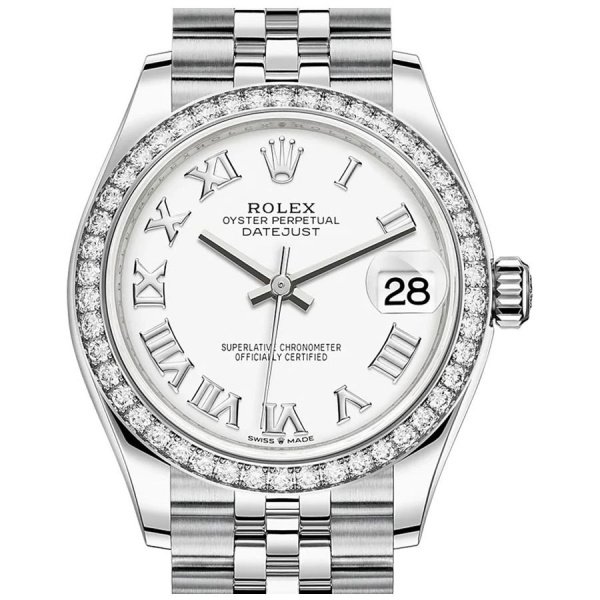 Rolex Datejust Lady Steel White Gold 31mm 278384RBR-00144