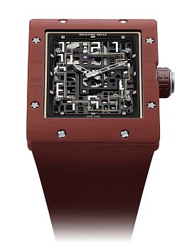 Richard Mille Mens collectoin RM 001-050 Automatic Extraflat Terracotta Quartz TPT® RM 16-02 terracotta