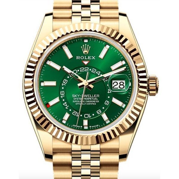 Rolex Sky-Dweller Yellow gold Jubilee bracelet 336938-0008
